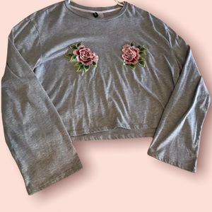 ☀️ H&M Divided Floral Crop Top ☀️
